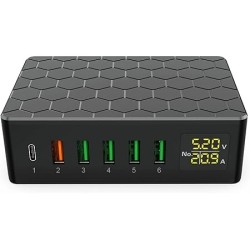 Station de charge usbc  6 ports